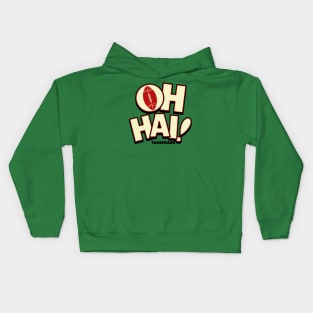 Oh Hai Funny SLogan Kids Hoodie